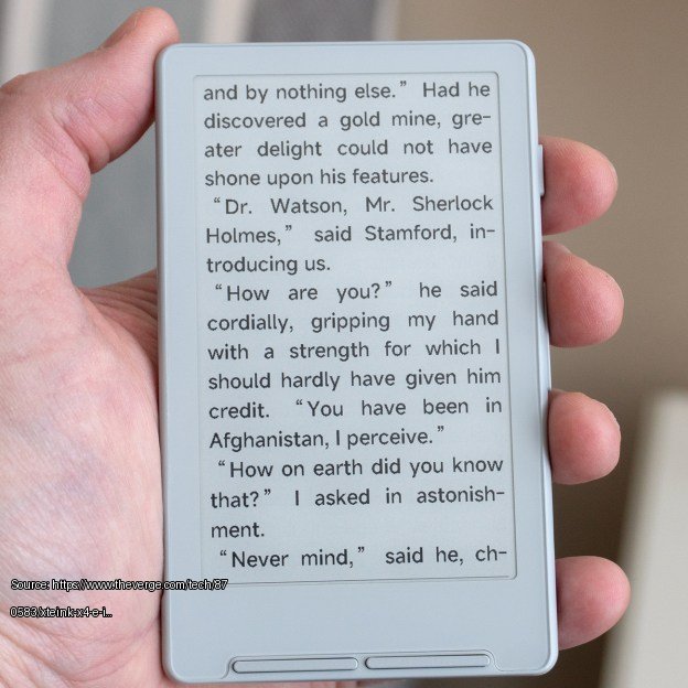 generic-e-reader - Fair use review image from https://www.theverge.com/tech/870583/xteink-x4-e-ink-reader-books-hands-on