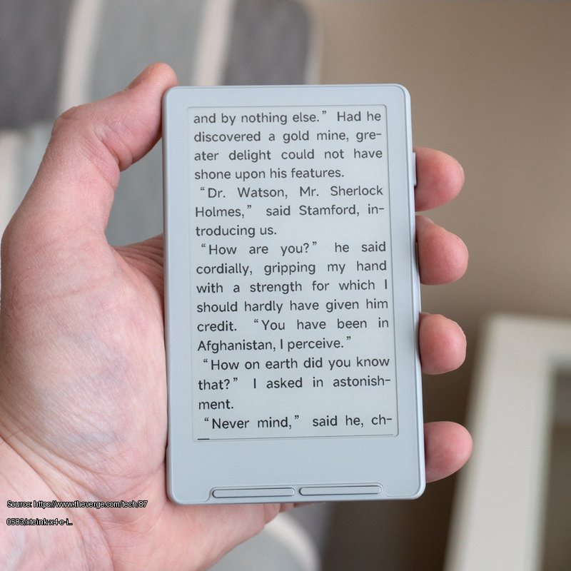xteink_x4_5_075c52 - Fair use review image from https://www.theverge.com/tech/870583/xteink-x4-e-ink-reader-books-hands-on
