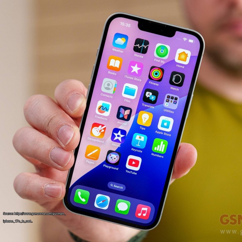 Gurman: iPhone 17e to cost the same as 16e, offer MagSafe and A19 SoC - Fair use review image from https://www.gsmarena.com/gurman_iphone_17e_to_cost_the_same_as_16e_offer_magsafe_and_a19_soc-news-71463.php