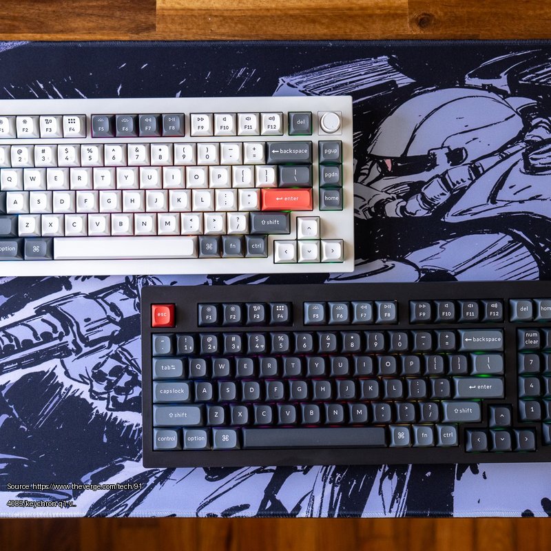 268472_Keychron_V5_Q1_Ultra_8K_keyboards_ADiBenedetto_0001 - Fair use review image from https://www.theverge.com/tech/914085/keychron-q1-v5-ultra-8k-zmk-mechanical-keyboards-review