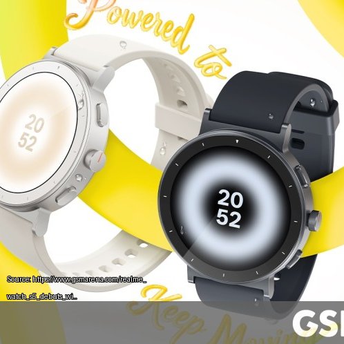 realme-watch-s5 - Fair use review image from https://www.gsmarena.com/realme_watch_s5_debuts_with_up_to_20_day_battery_143inch_amoled_display-news-72951.php