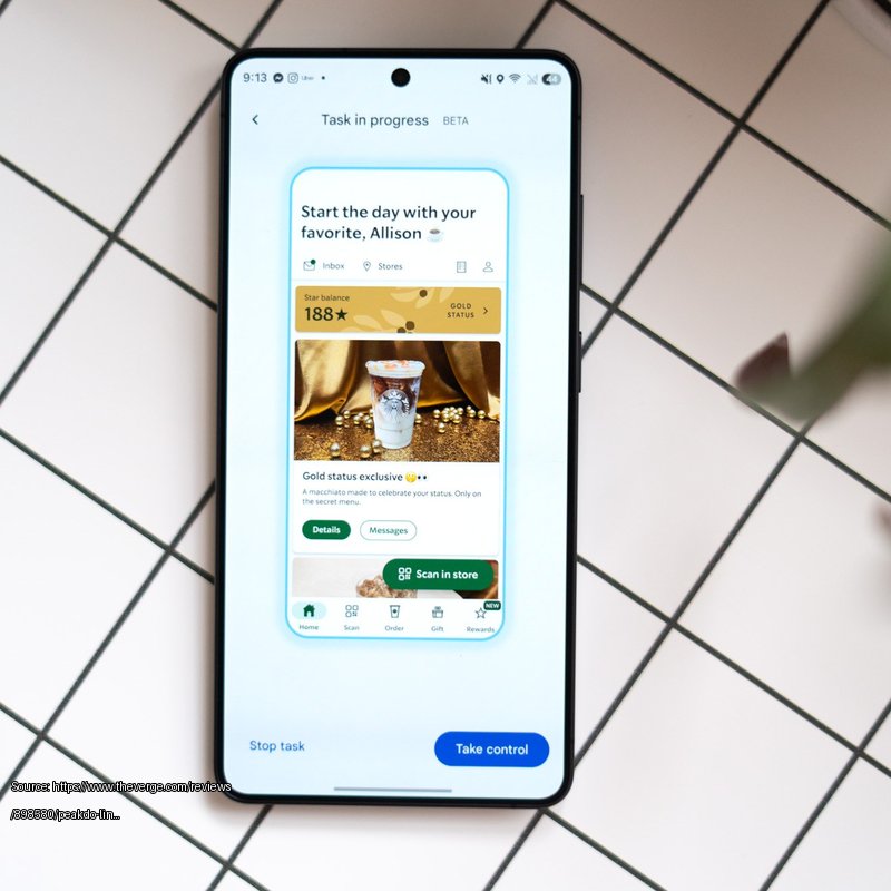 Gemini task automation is slow, clunky, and super impressive - Fair use review image from https://www.theverge.com/reviews/898580/peakdo-linkpower-2-review-starlink-mini-battery